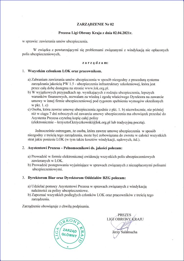20210402 zarządzenie nr 02