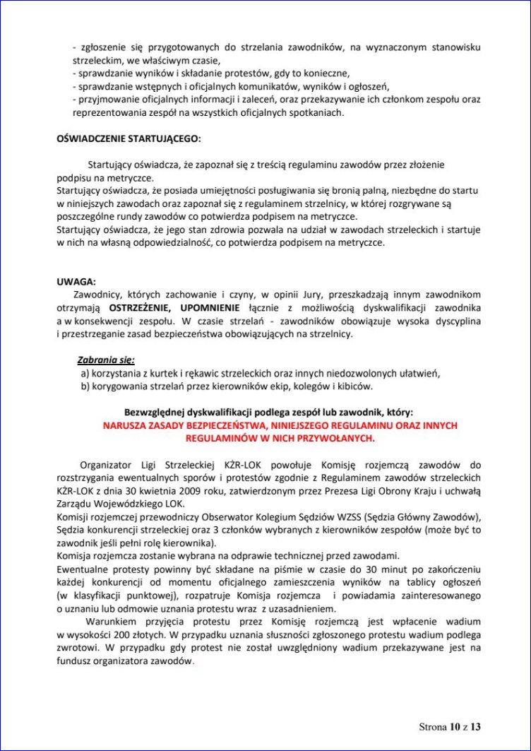REGULAMIN KŻR 2024 10