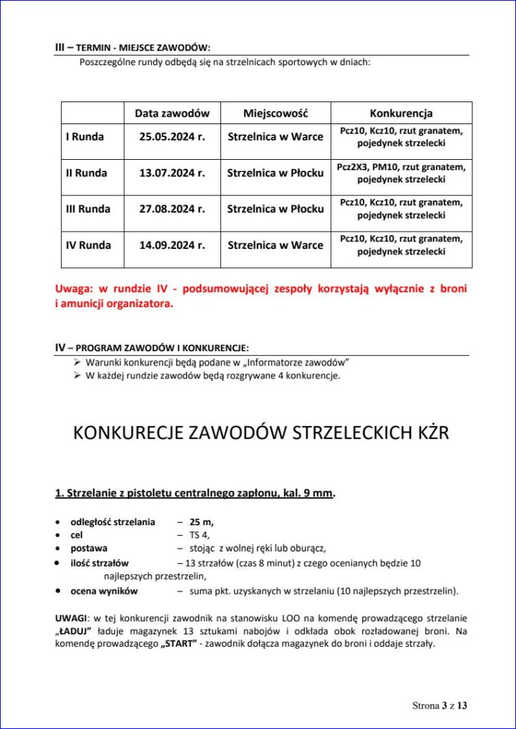 REGULAMIN KŻR 2024 3
