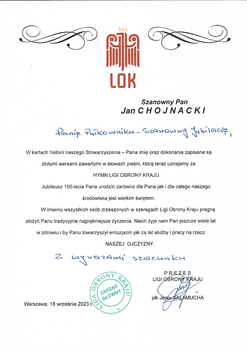 laurka jan chojnacki