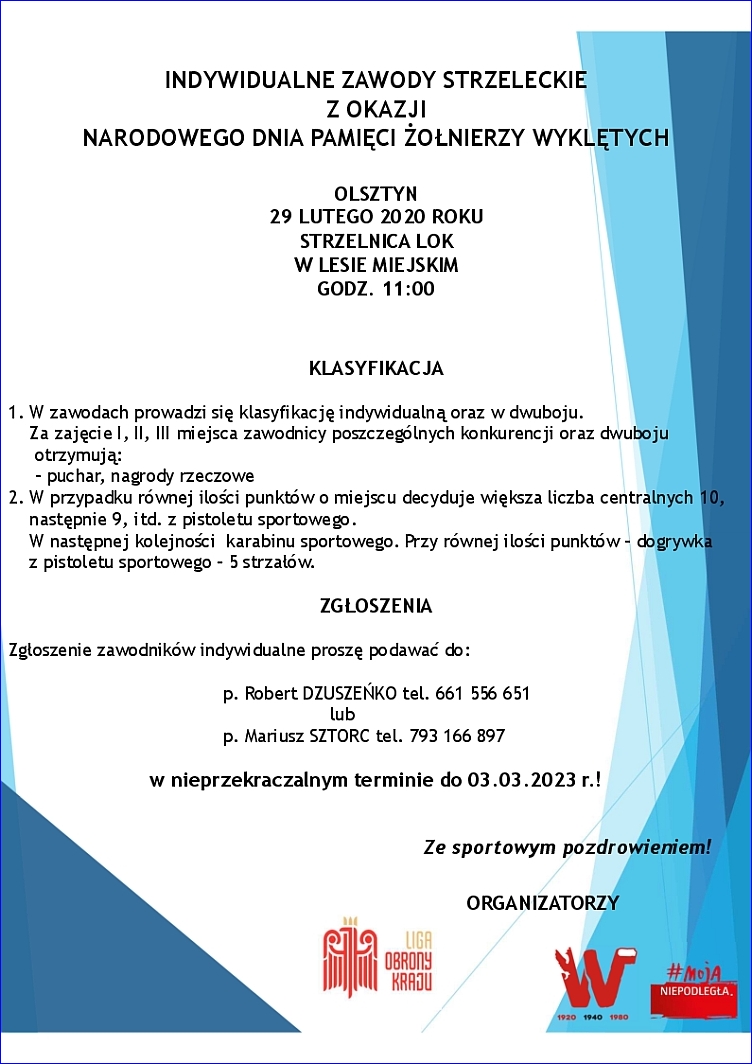Regulamin zawodów Wyklęci  www 4