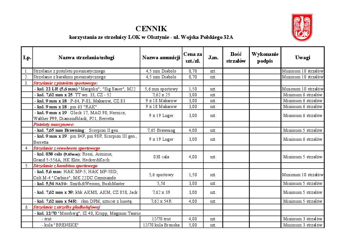 cennik lok olsztyn 1