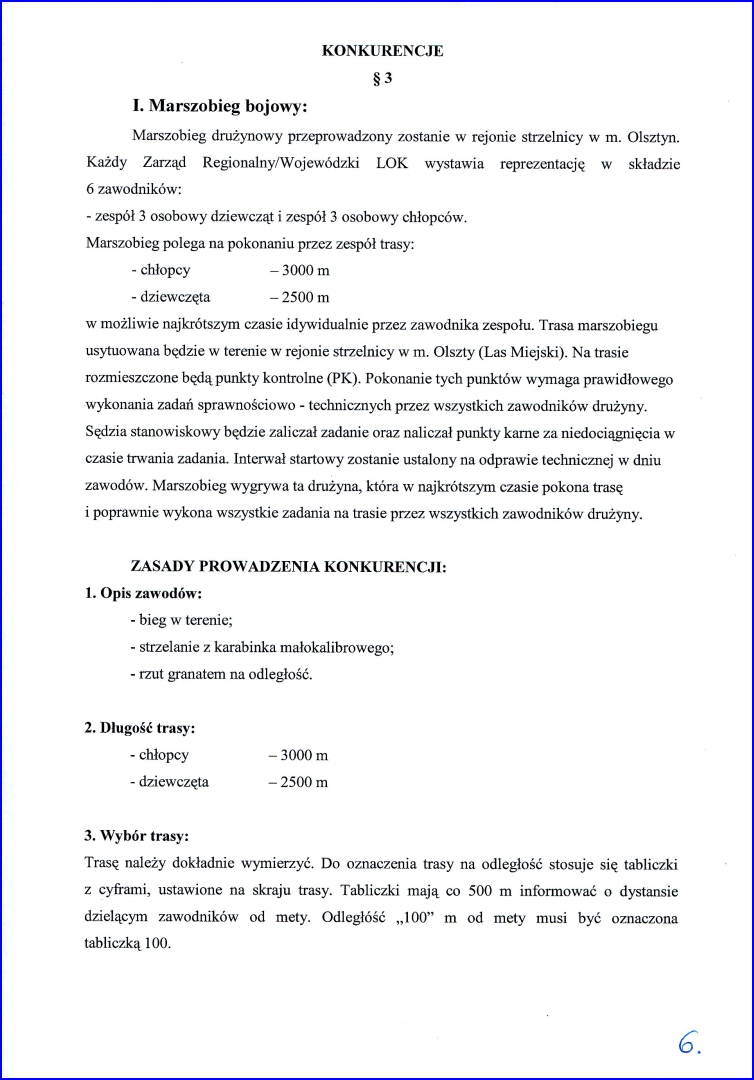 regulamin 6