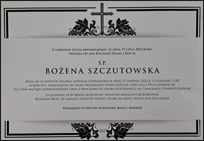 klepsydra bozena szczutowska