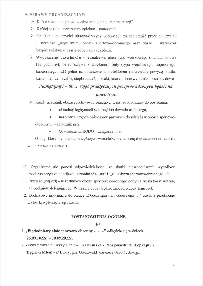 oboz 5 dniowy 2022 5