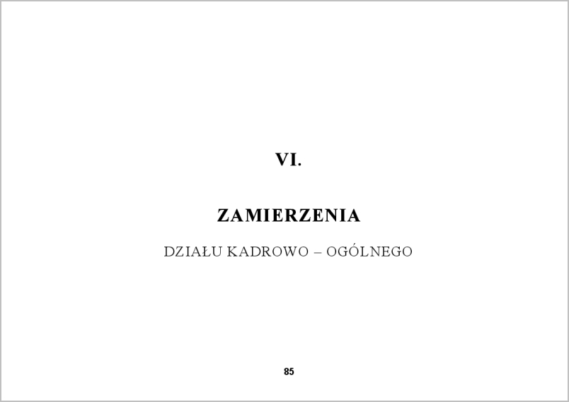 spis treści VI