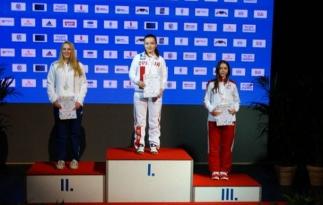 Ceremonia wręczenia medali. 