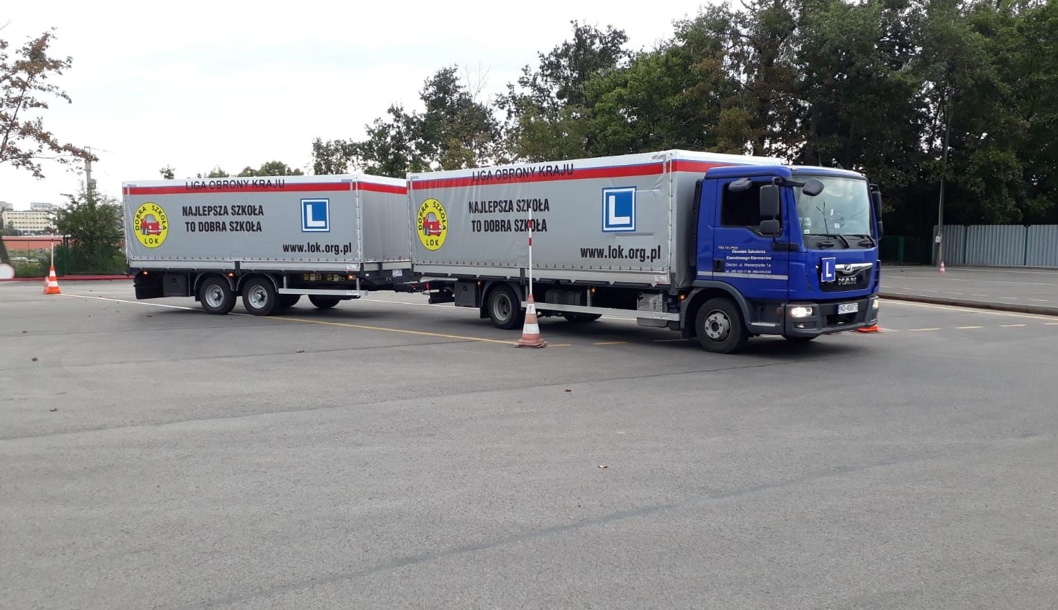 MAN TGL 12.250, przyczepa KONAR