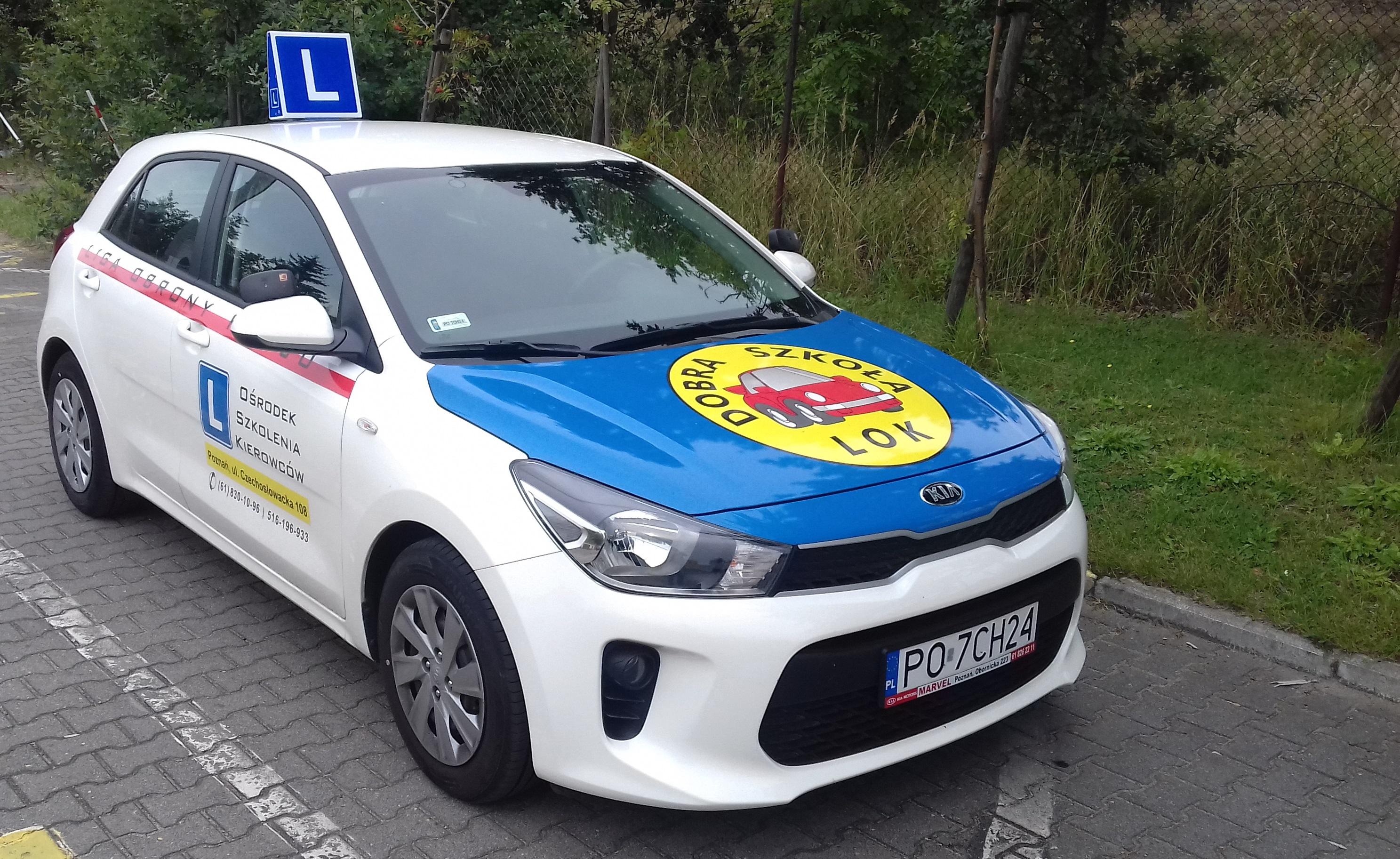 Pojazd wykorzystywany do szkolenia na kategorię B